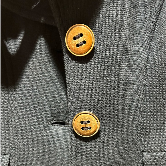 Nanette Lepore pedi coat/sailors jacket with wood buttons - Picture 2 of 5